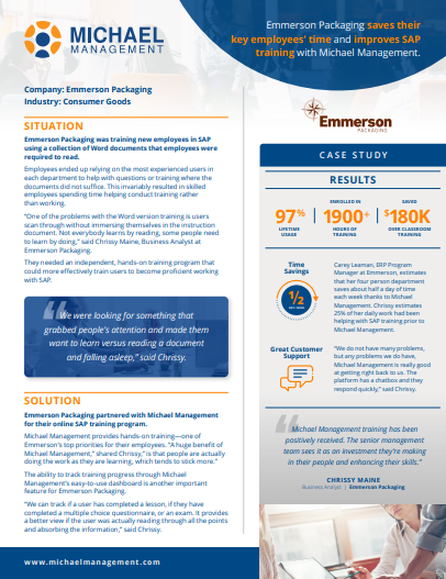 SAP training success story from lennox