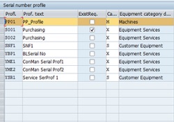 SAP Serial Number Functionality and Configuration
