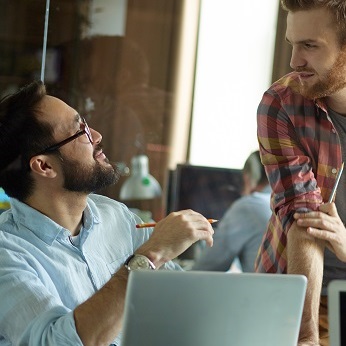 Two Millennial Workers 