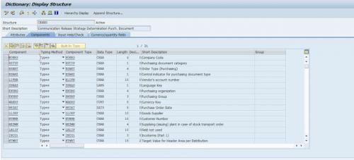 Communication Release Strategy Determination Purch. Document