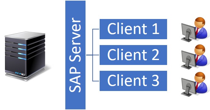 SAP client server architecture